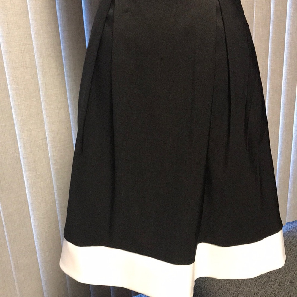 NWT WHBM Belted Black & White Dress Size 2 - Picture 4 of 8